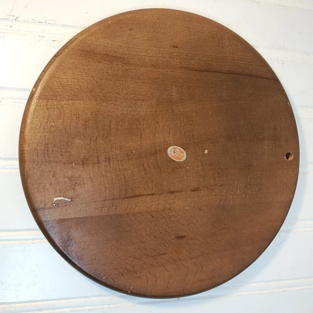 VTG Wood Enesco Japan Wall Plaque 